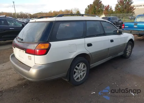 2000 Subaru Outback z USA, uszkodzony, nr VIN 4S3BH665XY7617724